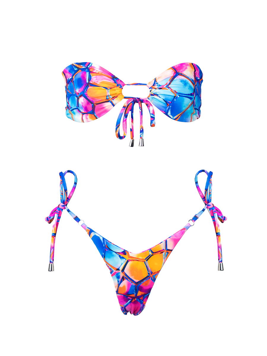 Psychedelic Sea Top Coconut Bikini Company