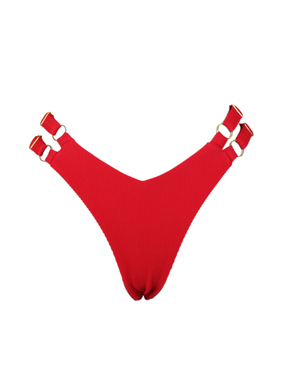 Ravishing Rouge Red Hot Bikini Bottom