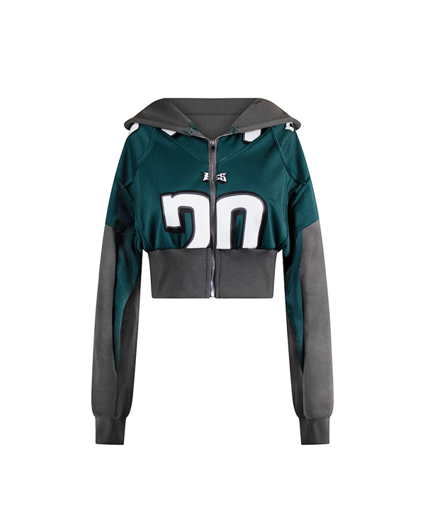 NFL Licensed Revamped Cropped Hoodie